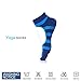 Ballet Yoga Socks, Dancing Yoga Pilates Socks with Grips Cotton Pilates Barre Gym Fitness Sports Women Non-slip Dance Socks for Fintness Yoga Socks (Blue)