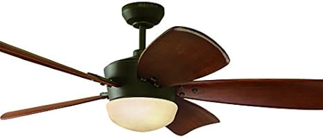 Harbor Breeze 60 In Saratoga Oil Rubbed Bronze Ceiling Fan With