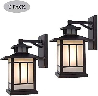 Simple Outdoor Waterproof Wall Light Exterior Lantern Aluminum