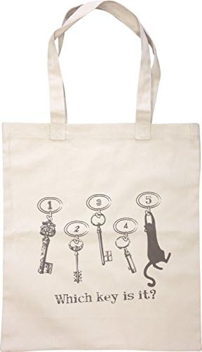 Twin cat pattern A4 for canvass that bag cat ivory GE0782 1A