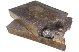 UNIQUE METALS 5 Pound Bismuth Chunk (5 pounds | 99.99+% Pure) Raw Bismuth Metal | Great for Crystal Making