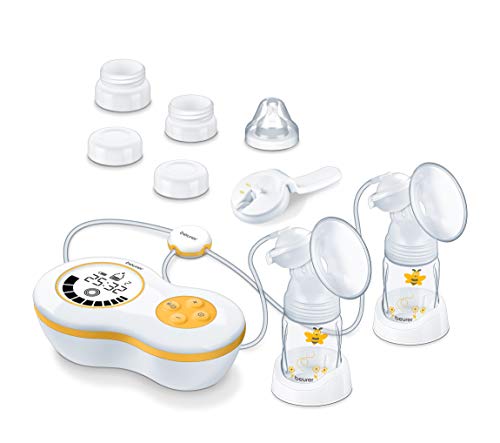image for Beurer Electric Dual Breast Pump, Double Comfortable Pumping, Portable