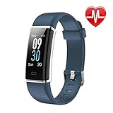 LETSCOM Fitness Tracker, Heart Rate Monitor Watch with Color Screen, IP68 Waterproof, Step Counter, Calorie Counter, Sleep Monitor, Pedometer, Smart Watch for Kids Women and Men
