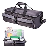 DYJKOUG Case Bag for DIY Cutting Machine, Shoulder Bag and Tote Bag Compatible with Explore Air 2 Cut Maker and Die-Cut Machines (Darkgray)