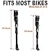 toptrek Bike Kickstand Aluminum Alloy Adjustable Bicycle Kickstand Rear Side Non-Slip Bike Kick Stand for 24”-29” Mountain Bike/Road Bike/BMX/MTB