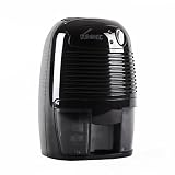 Duronic DH05 - Mini deshumidificador compacto con capacidad MAX 500ml color negro - Ideal para espacios pequeños