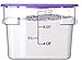 CFS 10724AF07 StorPlus Square Container Only, Polycarbonate, 12 quart, Purple