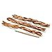 Best Bully Sticks Natural XL Braided Bully Sticks for Large Dogs - 12 Inch, 4 Count (Pack of 1) - 100% Free-Range Grass-Fed Beef, Single-Ingredient, Grain and Rawhide Free Long Lasting Dog Chews