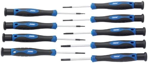Draper TX-STAR 9 Piece T4-T20 Precision Screwdriver Set, 9 Pieces, 9 Pieces