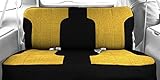Rear Solid Bench Seats, CalTrend Tweed Seat Covers