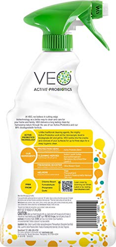 VEO Active-Probiotics All Purpose Cleaner Spray 22 Oz, Citrus Blossom Scent, MultiSurface Cleaner, Multipurpose Cleaner