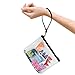 Clear Travel Bag with Heavy Duty Transparent Plastic Pouch, Zipper & Carry Strap - Water Resistant Great for Day Trips, Beach, Pool or Sporting Events. Stands Up for Easy Loading – Black Trim (CTBMSB)