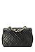 CHANEL Black Quilted Lambskin Half Flap Mini (Pre-Owned)