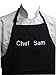 CHEFSKIN Personalizable Customizable Embroidered Name Kids Children Chef Jacket Custom Embroidery