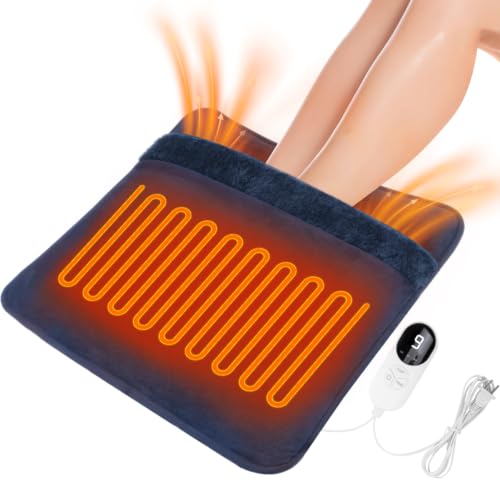 Double Sided Electric Foot Warmer with LCD Display