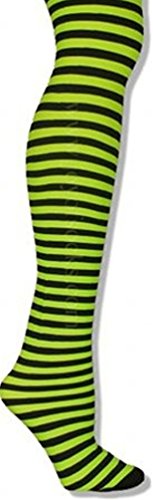 Women (up to 5 10", 175 lbs) - black and neon green thigh-hi…