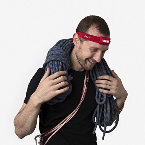 BioLite HeadLamp 330 Lumen No-Bounce Rechargeable Head Light Ember Red