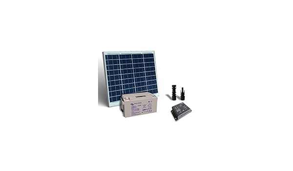 Solar Kit pro 50W 12V Placa Solar Regulador de Carga 5A-PWM ...