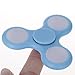 Double-sided LED Hand Spinner Fidget Toy, Finger Spinner, Mmrm High Speed Up to 1-3 Mins Spins, EDC ADHD Focus Tri-spinner,Blue
