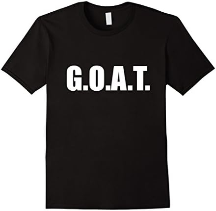 Men's Greatest of all Time GOAT T-Shirt Small Black
