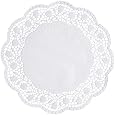 Lot De 150 Napperons Ronds En Papier Dentelle - 11.4 Cm De Diamètre, Pour Gâteaux, Desserts, Mariage