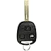 KeylessOption Key Fob Replacement for 1998 1999 2000 2001 2002 2003 2004 2005 Lexus ES300 GS300 GS400 GS430 IS300 LS400 Remote, 3-Button HYQ1512V, Locksmith Required