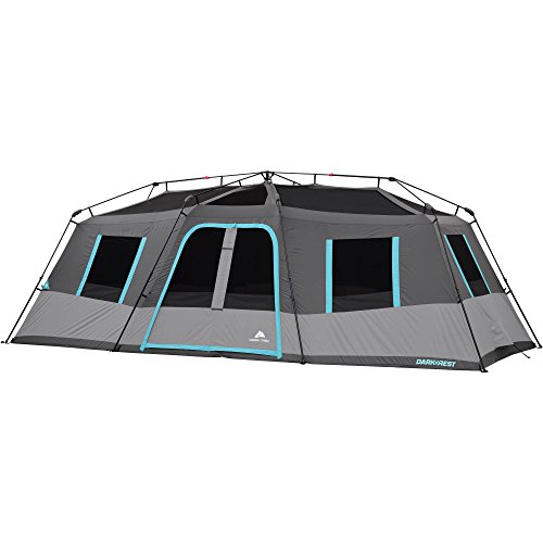 Ozark Trail 20' x 10' Dark Rest Instant Cabin Tent, Sleeps 12 in