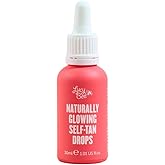 Lucy Bee Self Tanning Drops, Customizable Natural Tan for Face & Body, Coconut Water & Aloe Vera, Formulated without Fragrance, Add In Drops, Certified Vegan & Cruelty Free, 1.01 Fl oz