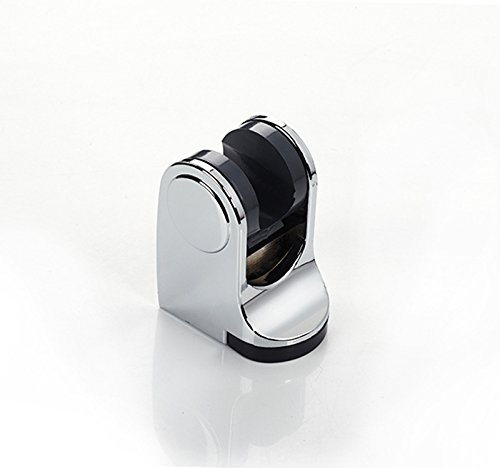 OWIKAR Bathroom Shower Head Holder Bracket Wall Mount Handheld Shower Arm Mount Premium Chrome Plated ABS Finished Small and Portable