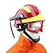 Futt Rescue Helmet Outdoor Emergency Rescue Helmet with Goggles and Strong Light Flashlight