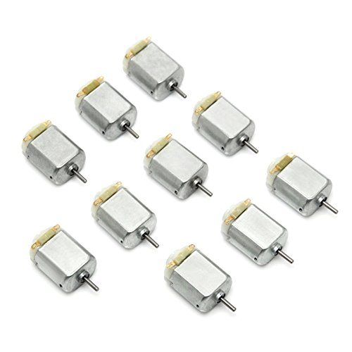 Gikfun DC 3V - 6V 130 Motor 15000 RPM for Arduino DIY (Pack of 10pcs) EK1291x10