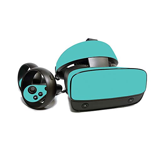 MightySkins Skin for Oculus Rift S - Solid Turquoise | Protective, Durable, and…