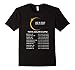 Mens Total Solar Eclipse 2017 T Shirt, Time & Place Where To See Large Black