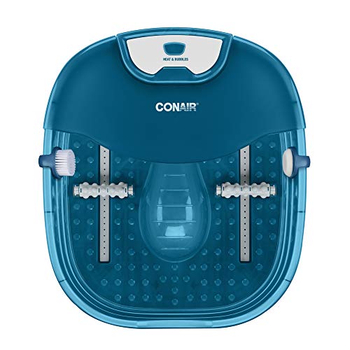 Conair Pedicure Foot Spa Bath with Heat reaching 104 Degrees, Massaging Foot Rollers, Soothing