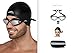 Swim Elite Mirrored Swimming Goggles + Exclusive Swim Cap & Protective Case for Men and Women (Mirrored Black)