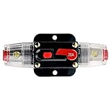 Car Audio Inline Fuse Breaker - 20A Reset Circuit