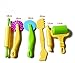 Clay Dough 5 Piece Dough Extruder Toy and 6-Piece Basic Dough Tool Set