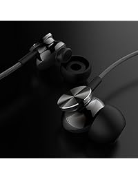 Betron BS10 Auriculares Auriculares Potente Sonido Bass Driven 0.472 in Grandes Controladores Diseño Ergonómico con Mando a Distancia y Micrófono para iPhone, iPad, iPod, Samsung (Negro)