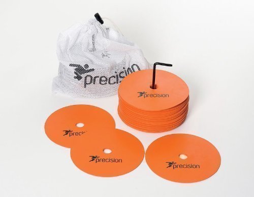 Precision Medium Round Rubber Marker Discs - Orange (Set Of 20)