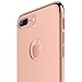 RANVOO iPhone 7 Plus Case, Slim Fit Thin Hard Stylish Cover 3 in 1 Detachable Case, Rose Gold [Clip-ON Series]