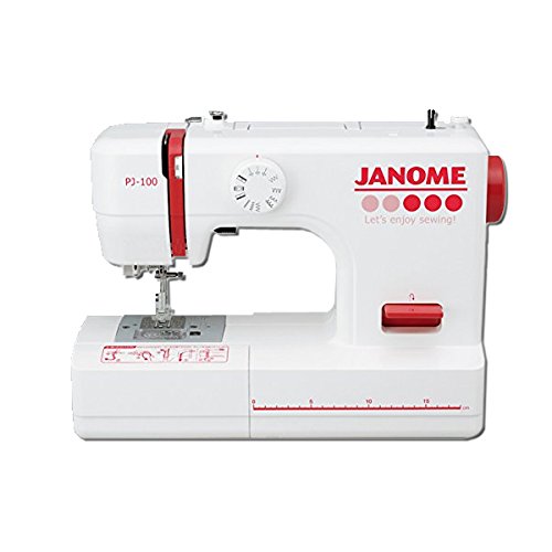 JANOME ジャノメ 電動ミシン 「両手が使えるフットコントローラータイプ」 PJ-100 赤商品画像
