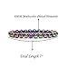 Handmade Gem Semi Precious Gemstone 8mm Round Beads Stretch Bracelet 7