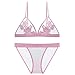 SEGE Women Bra and Panty Lingerie Set Underwear Bralette Everyday Bras Panty Matching