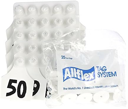 Allflex Usa Allflex Large White Ear Tags 26 50