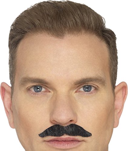 Adult Mens Fancy Party Professional Moustache One Size Black