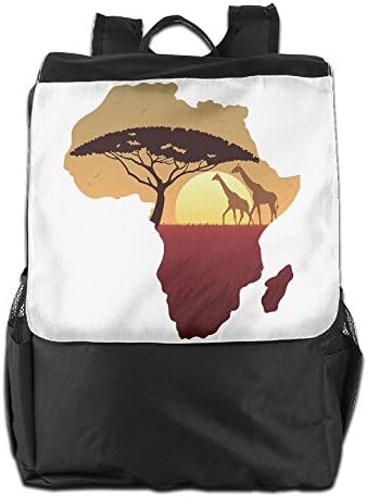 Outdoor Men And Women Travel Backpack Shoulder Bag African Safari Giraffe\r\n Convenient ZHONGRANINC