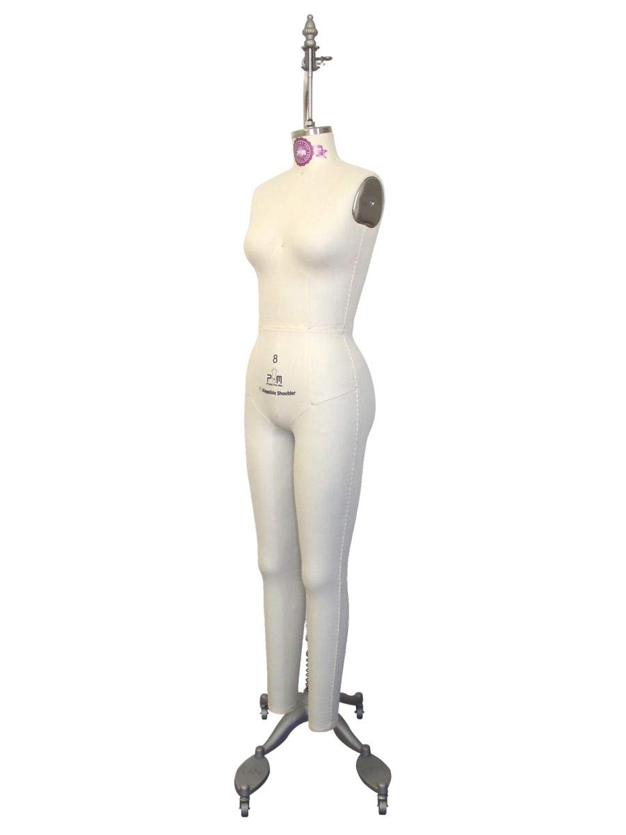 PGM Female Full Body Dress Form, Collapsible Shoulders, Industry Grade