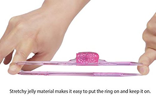 Vibrating Cock Ring - [10-Pack] Butterfly Stretchy Penis Ring - Clitorial Stimulation for Women - Adult Sex Toys for Couples
