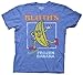Arrested Development Distressed Bluth's Original Frozen Banana Royal Blue Heather Mens T-shirt (Adult Medium)