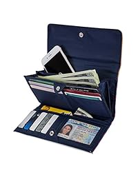 Organizador náutico de billetera con bloqueo RFID perfecto para llevar a cabo todo el dinero